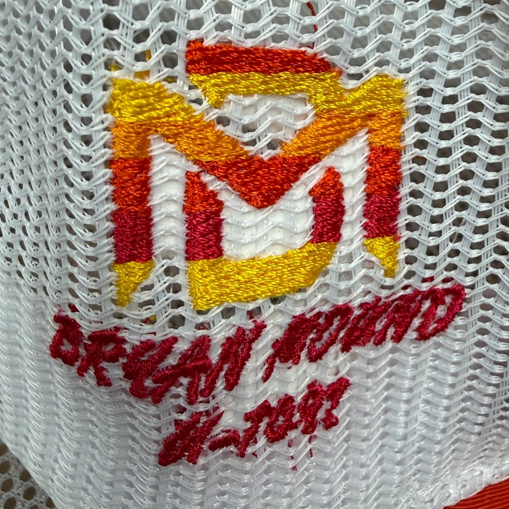 Richardson 112 Trucker Hat S&B Texas Patch Bryan Mound Orange White Snapback Cap - Picture 9 of 13